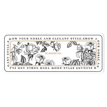 上手家居 硅藻土洗漱墊 吸水墊 硅藻土杯墊 260g 280*110*15  25 x 10 x 1cm  法式玫瑰  1個