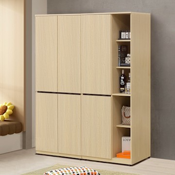 Homelike 喜家居5尺組合衣櫃(2501)-152x57x190公分