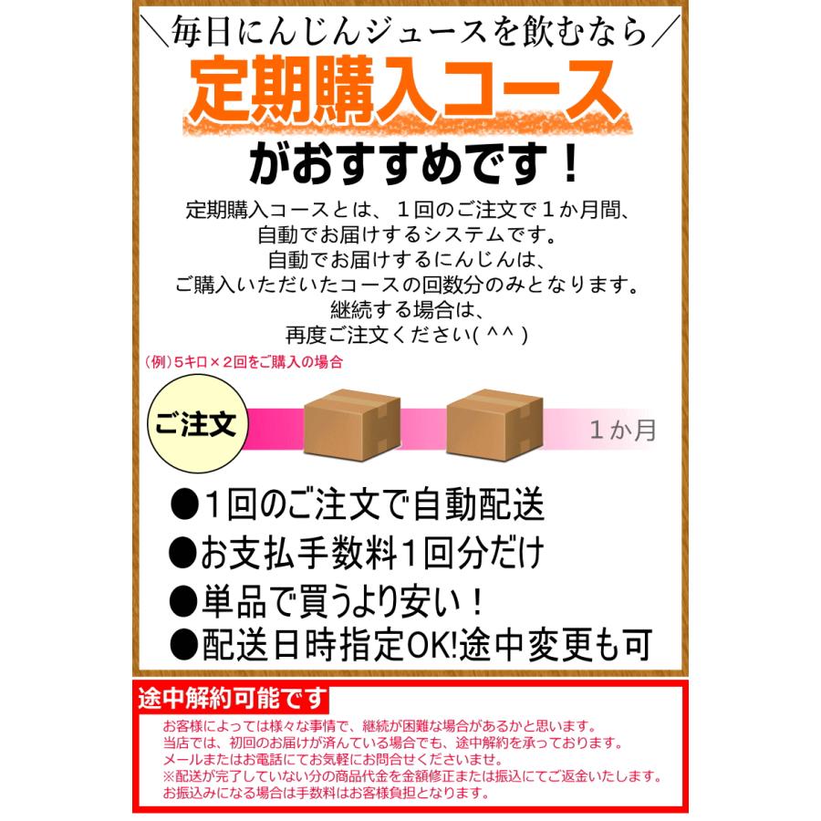 無農薬人参 ジュース用に最適 定期購入 産地が選べる無農薬にんじんＢ品５キロ×3回 計15キロ 訳あり 送料無料