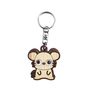 【教師節禮物】動動眼12生肖鑰匙圈_鼠