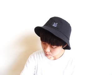 素黑加厚漁夫帽 Black fisherman hat