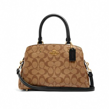 COACH 女士中號戴妃包手提單肩斜跨包 斜背包PVC 91494(預購)  ~【 菲尼斯 國際精品 ★ 疊加現抵$2099 】 女神手袋