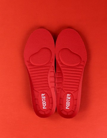 旋壓抗引機能鞋墊-紅色