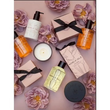 🎈英國 NOBLE ISLE 茶玫瑰泡泡保濕沐浴膠/身體滋養霜/茶玫瑰香氛護膚油250ml