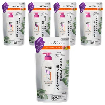Kao 花王 SUCCESS 速乾除味護髮素 花香 補充包  280ml  5包