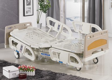 [耀宏] YH-306 高級電動醫療病床(3馬達)  符合電動床補助 附加功能A+B款 贈品:床包組*2+中單*2+床上餐桌板