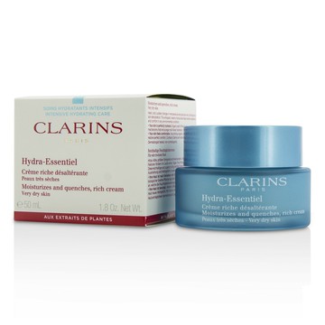 克蘭詩 Clarins - 水潤奇肌涼感保濕豐潤霜-乾燥肌膚適用Hydra-Essentiel Moisturizes & Quenches Rich Cream 50ml