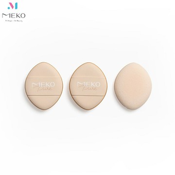 MEKO 一拍即合雙尖頭手指粉撲(3入) 3H-099【官方旗艦店】