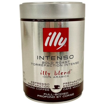 義大利Illy 深度烘焙咖啡粉(效期:2026/09/30)(250g/罐) [大買家]