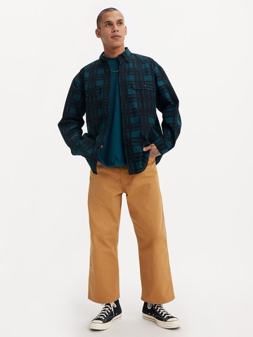 【38限搶3折起】Skateboarding™ 男款 CROP 舒適及踝丹寧牛仔工作褲 / 微彈 熱賣單品