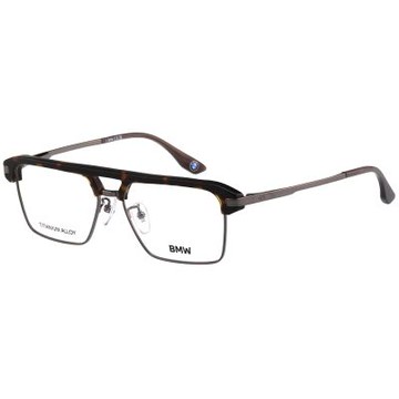 BMW 純鈦 光學眼鏡(琥珀配槍色)BW5098H