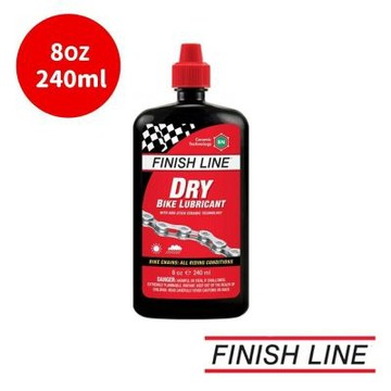 《Finish Line》乾性潤滑劑 Teflon Plus Dry 8oz/240ml 滴頭 鏈條清潔/油品/單車清潔/自行車/單車潤滑