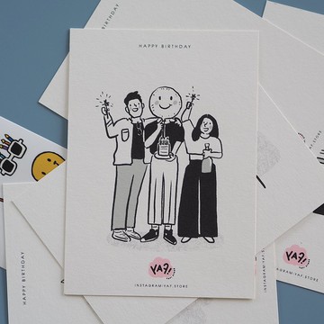 生日快樂明信片