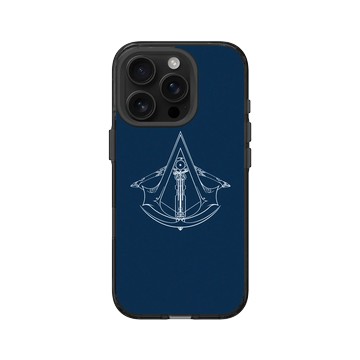 iPhone 16 Pro Clear (相機按鈕) 酷墨灰 - Assassin's Creed - Arno's Phantom Blade