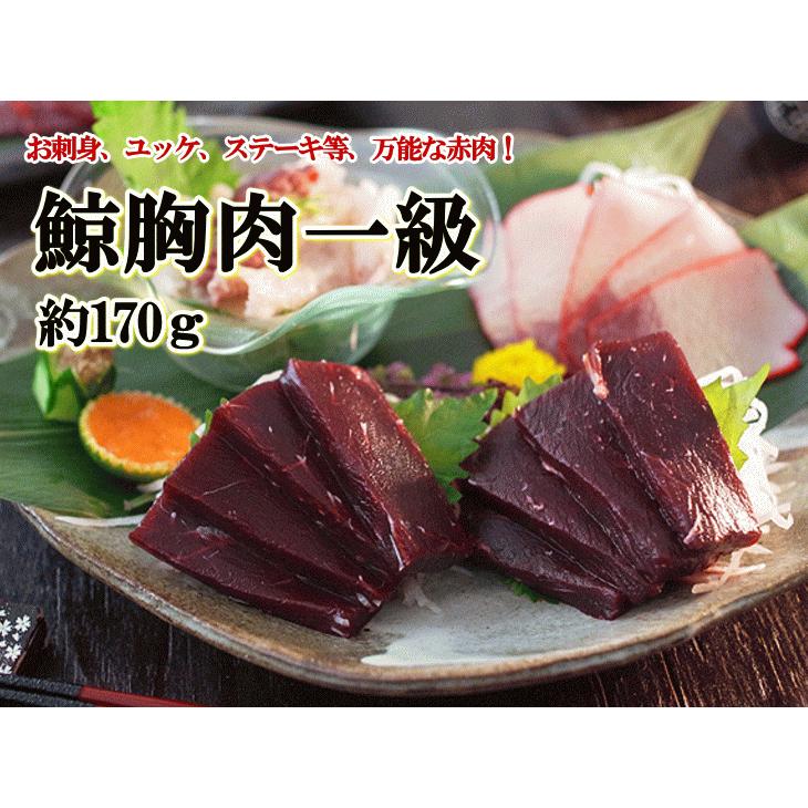 日野商店 北西太平洋産 イワシ鯨 赤肉 (胸肉）1級 170g 3992