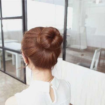 包郵(3個裝) 成人兒童甜甜圈盤發器丸子頭 美發工具花苞頭發圈