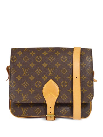 Louis Vuitton - 1995 pre-owned Cartouchiere GM shoulder bag - women - Canvas - One Size - Brown