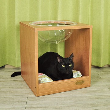 【MOMOCAT】W60太空貓箱 - 兩款木色