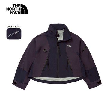 UE女款深藍色DRYVENT防水可打包連帽衝鋒衣｜8F51J68