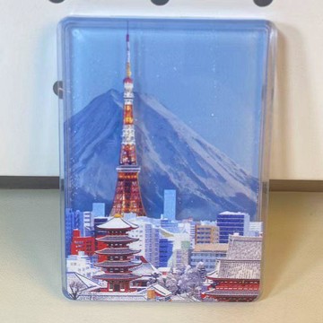 ✅臺灣出貨 日本富士山流沙冰箱貼旅遊紀念品流麻文創周邊畢業生日年會禮物