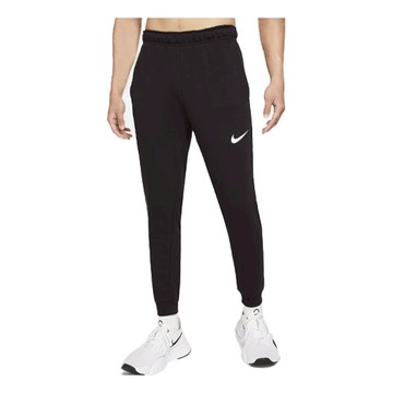 Men's Nike Dri-fit Solid Color Casual Training Sports Pants/Trousers/Joggers Black