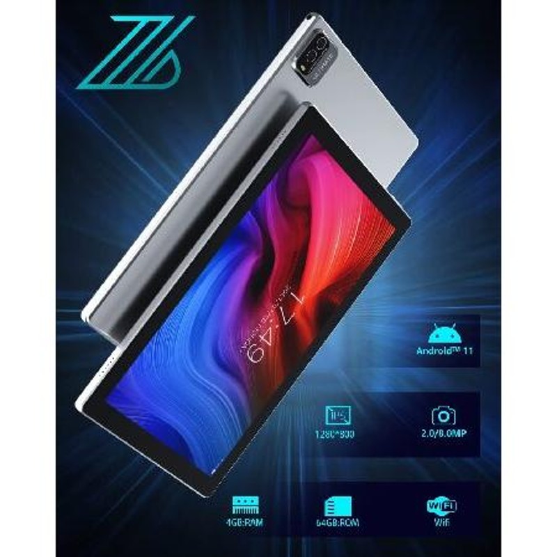 ZZB Tablet 10 Inch Android 11 Tablets, 64GB ROM 512GB Expand