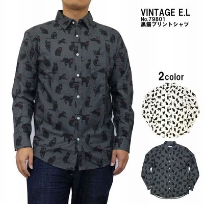 LiNoH リノー【極美品】総柄シャツ オーバーサイズ 黒 アートパターン シャツ 色々な