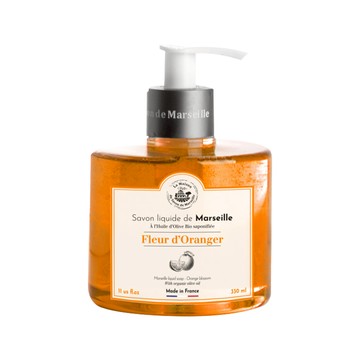 法國馬賽皂之家 漫舞橙花古法液體馬賽皂330ml [別再用化學沐浴乳了] 手工皂 液體皂 敏感肌 香氛皂