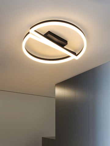 藝術臥室燈新款主臥燈意式吸頂燈現代簡約輕奢房間燈