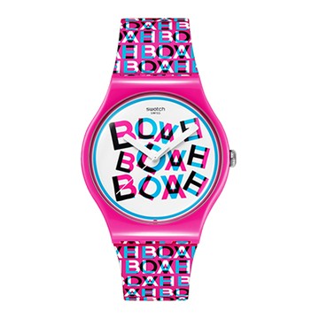 【swatch】Swatch LOVE & BLAH 情人節特別版腕錶 SO29Z156 (41mm)