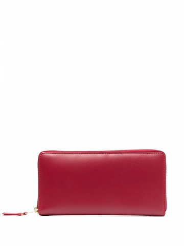 Comme Des Garçons Wallet - zip around continental wallet - unisex - Leather - One Size - Red