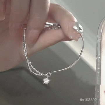 🔥限時下殺🔥🔥限時下殺🔥星星手鏈女生999純銀女款ins小衆設計輕奢手鐲2023年新款生日禮物