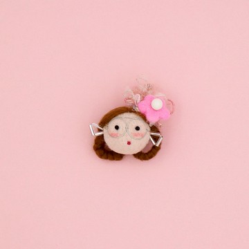 毛毛頭 - 我是一朵花 - Mary 心口針 胸針