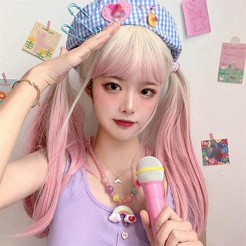 ピンクエイジ 手植え フルウィッグ 金髪｜ピンクエイジ手植えフル