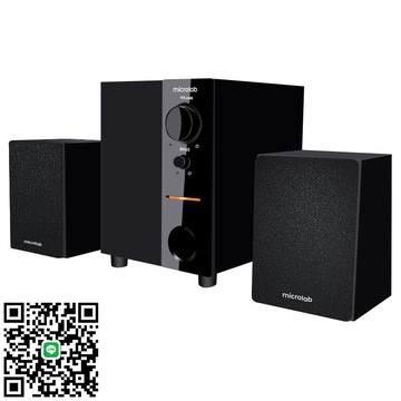 Microlab/麥博 M100臺式電腦音響2.1重低音炮家用筆記本音箱