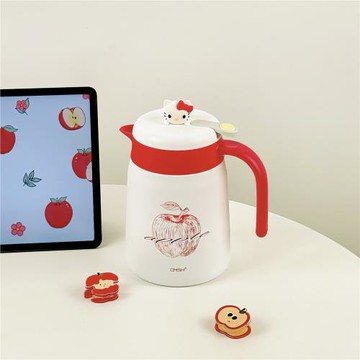 草莓生活保溫壺蘋安系列系列可愛女生高顏值學生水杯圣誕送禮杯子