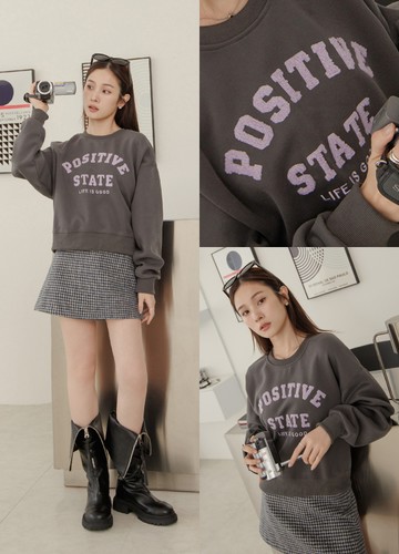 QQ字母棉質上衣