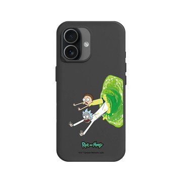 iPhone 17 SolidX 黑 - 瑞克和莫蒂 Rick and Morty - 時空傳送門OUT