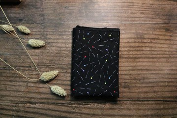 黑色大头针口袋巾西装手帕丝巾绅士态度