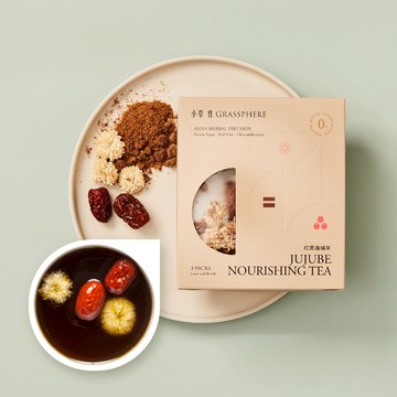 送女友的溫補好選擇【小草作】紅棗溫補茶 (附禮袋與心意小卡) (苗栗有機紅棗 / 苗栗銅鑼杭菊 / 台南關山黑糖)