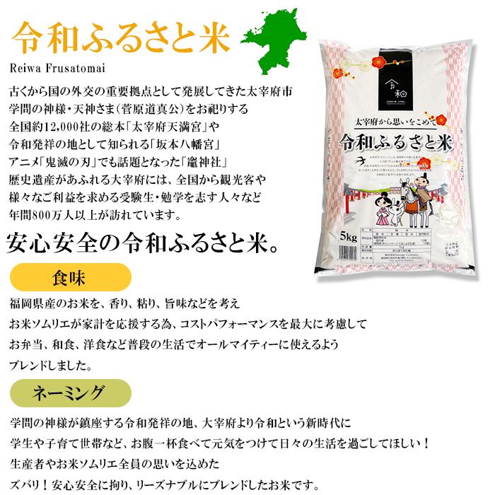 米20kg 米 お米 20kg 令和ふるさと米 5kg×4袋 セット 送料無料 こめ 小分け 精米 つきたて米 ブレンド米 国内産