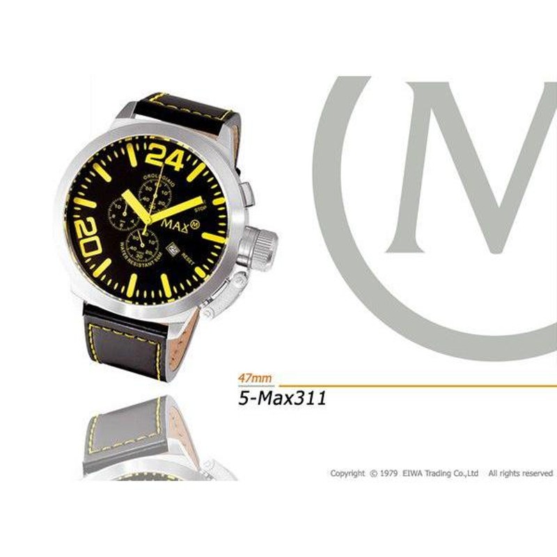 MAX XL WATCHES :5-MAX 311 47mm Face 腕時計 通販 LINEポイント最大