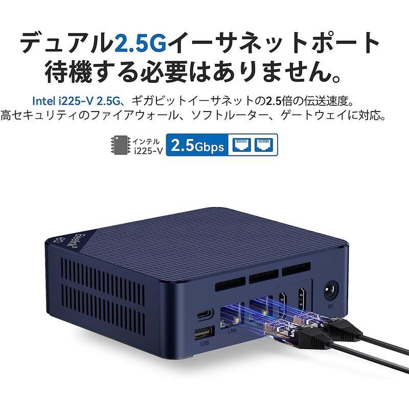 Beelink Mini Pc N100プロセッサー（最大3.40GHz） Wi-11 Pro ミニ