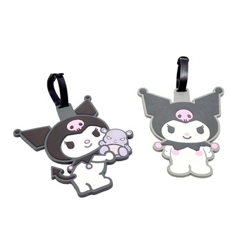三麗鷗(Sanrio) 酷洛米(Kuromi) 造型的行李吊牌