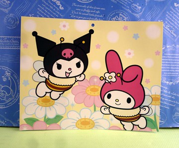 【震撼精品百貨】My Melody 美樂蒂 卡片 庫洛米&MM 蜜蜂 震撼日式精品百貨