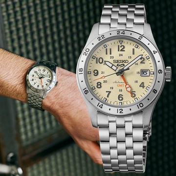 SEIKO 精工 5 Sports系列 GMT兩地時間 機械腕錶 (HDB002K1/4R34-00C0S)