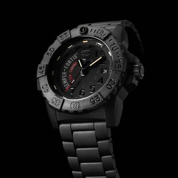 LUMINOX 雷明時 Navy SEAL 限量 海豹部隊 碳纖維大三針紀念手錶 寵爸時刻 送禮推薦-匿蹤黑/45mm 1LM-3515