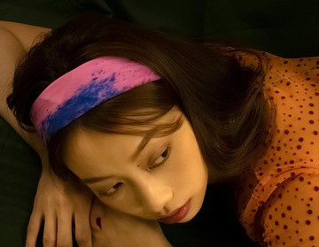 Fabulation n4 純絲時尚精品印花絲巾髮帶 義大利製