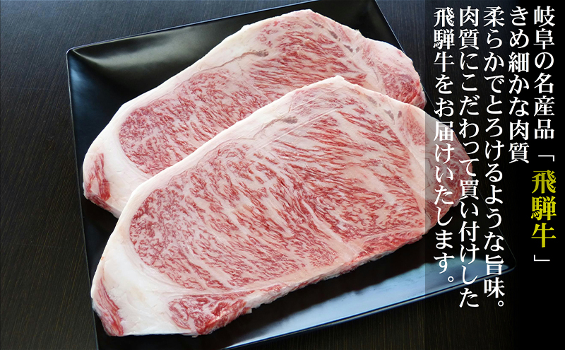 牛肉 飛騨牛 サーロイン ステーキ セット 600g（1枚 約300g×2枚） 黒毛和牛 Ａ5 美味しい お肉 牛 肉 和牛 サーロインステーキ 