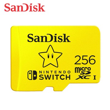 SANDISK 256G 任天堂 Switch 專用 記憶卡 microSDXC  傳輸速率高達 100MB/s